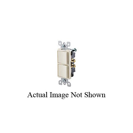 Leviton Combination Device Switch 15A 120 277V Dec Sw Combo Gray 5634-GY